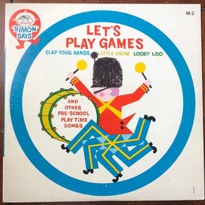***Free*** Simon Says Let's Play Games Vinyl Lp